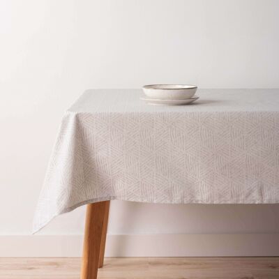 Bacoli jacquard tablecloth 31990C Alma Gray