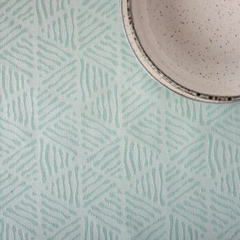 Nappe jacquard Bacoli 31990C Turquoise 4