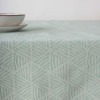 Nappe jacquard Bacoli 31990C Turquoise 18