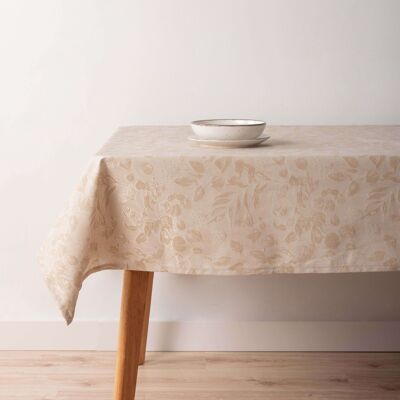Jacquard tablecloth Bacoli 32010D2 beige