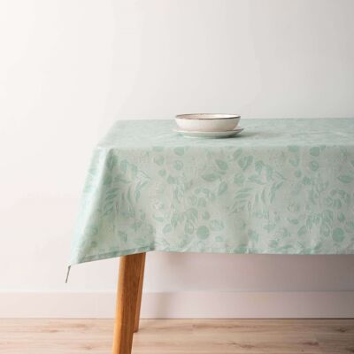 Bacoli jacquard tablecloth 32010D2 Turquoise