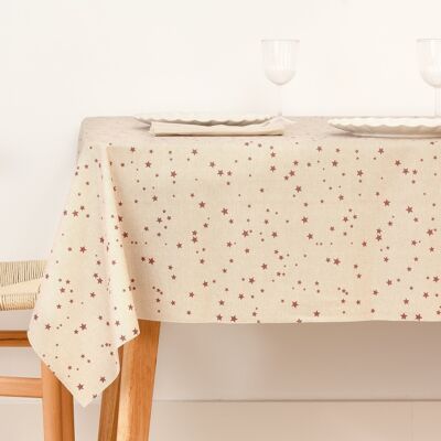 Jacquard-Tischdecke Frohe Weihnachten 23 Lurex