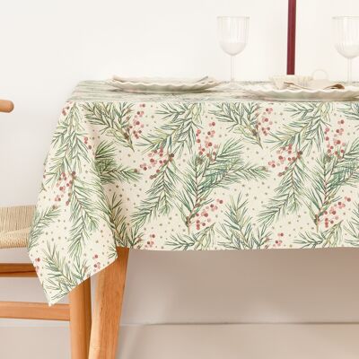 Jacquard tablecloth Merry Christmas 30 Lurex
