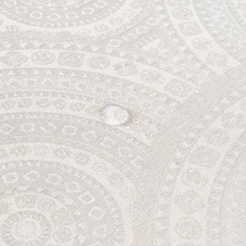 Nappe Jacquard R17676 Lurex Argent Naturel 20