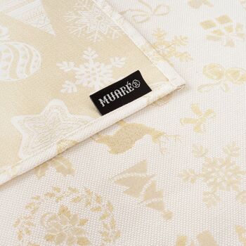 Nappe Jacquard R22119 Lurex Or Naturel 19