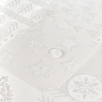 Nappe Jacquard R22120 Argent Naturel Lurex 14