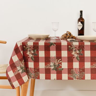 Tablecloth touch fabric Christmas Mistletoe 1-100