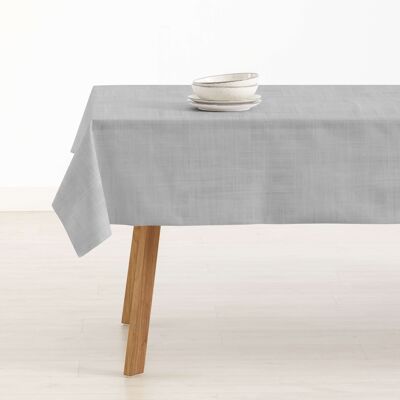 Medium Gray fabric touch tablecloth