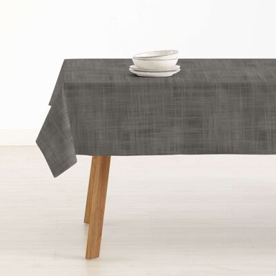 Taupe fabric touch tablecloth