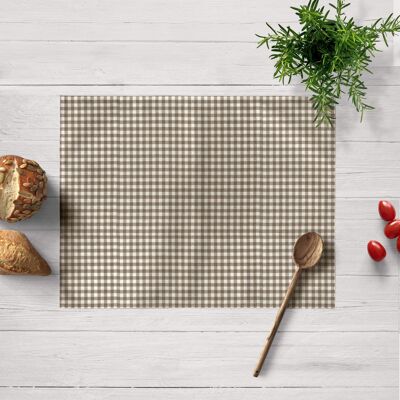 Squares individual tablecloth 50-04 - 45x35 cm (2 pcs.) 