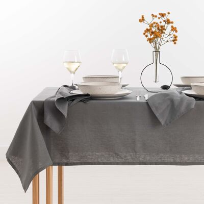 Nappe 100% Lin Anthracite