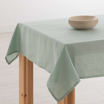 Nappe 100 % lin aqua 6