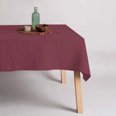 100% Bordeaux Linen Tablecloth