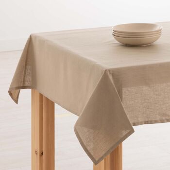 Nappe 100% Lin Taupe 14