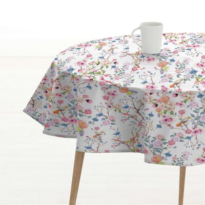 Round resin stain-resistant tablecloth 0120-341