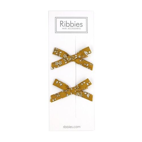 Liberty of London Schoolgirl Bows - Capel Mustard