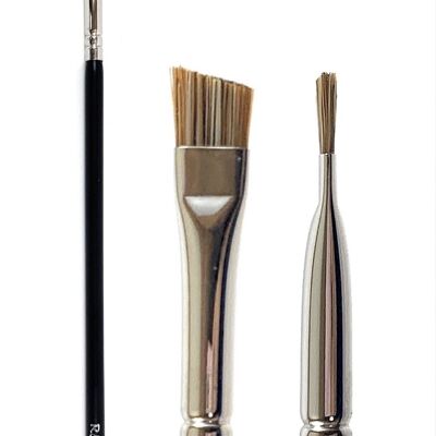R&M 501 Angled Brow brush