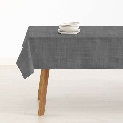 Dark Gray stain-resistant resin tablecloth