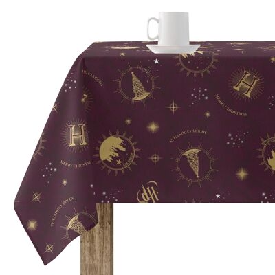 Hogwarts Christmas Red stain-resistant resin tablecloth