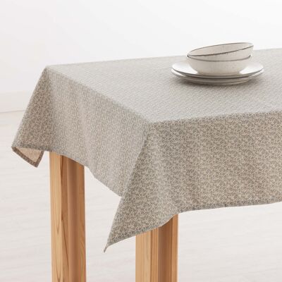 Linen stain-resistant resin tablecloth 0120-276