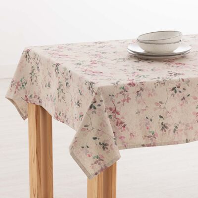 Linen stain-resistant resin tablecloth 0120-278