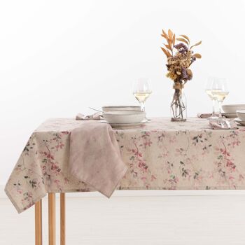 Nappe en résine antitache en lin 0120-278 4