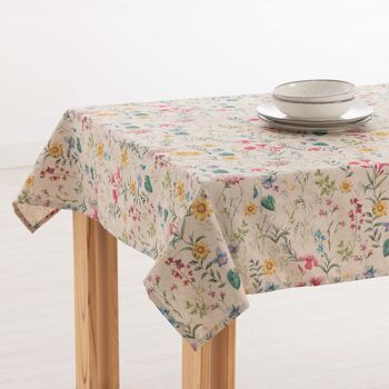 Nappe en résine antitache en lin 0120-279 7