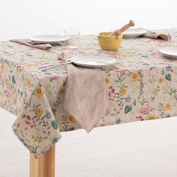 Nappe en résine antitache en lin 0120-279 33