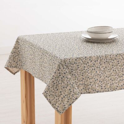 Linen stain-resistant resin tablecloth 0120-281