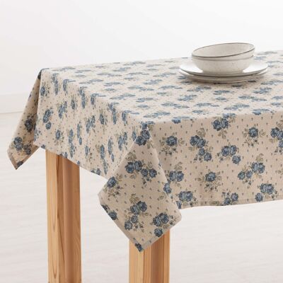 Linen stain-resistant resin tablecloth 0120-282