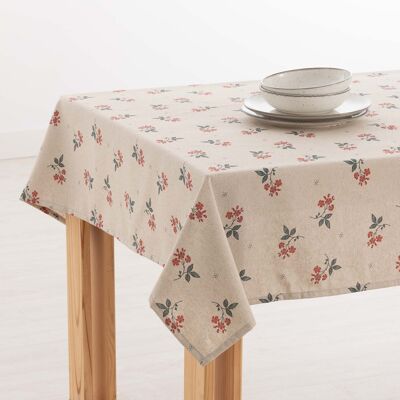 Linen stain-resistant resin tablecloth 0120-284