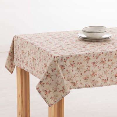 Linen stain-resistant resin tablecloth 0120-285