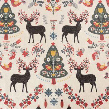 Nappe antitache en résine Joyeux Noël 43 Lurex 5