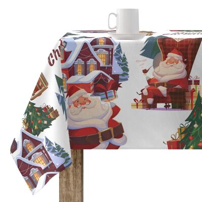 Santa Claus stain-resistant resin tablecloth