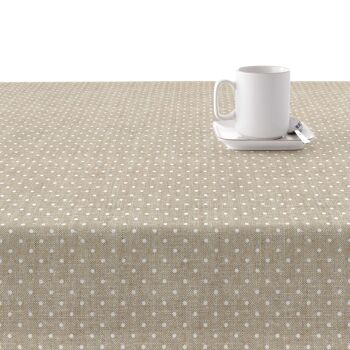 Nappe en résine antitache Plumeti Blanc 50