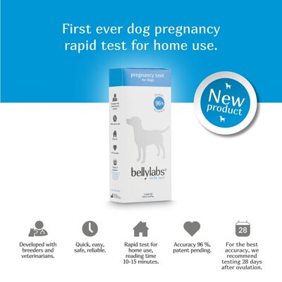 Prueba de embarazo para mascotas de Belly-Labs