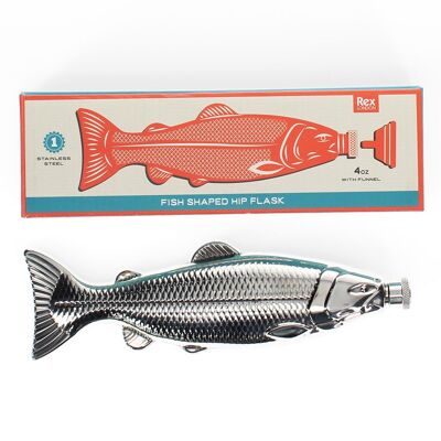 Flasque en acier inoxydable en forme de poisson - Spirit of Adventure