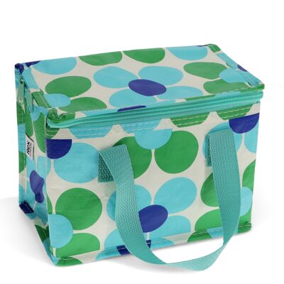 Borsa portapranzo - Margherita blu e verde