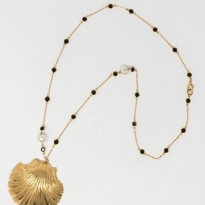 LONG NECKLACE IN 18KT GOLD PLATED BRASS