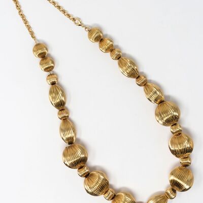 LONG NECKLACE IN 18KT GOLD PLATED BRASS