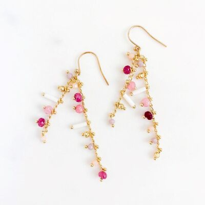 Boucles d'oreilles Acapulco Rose