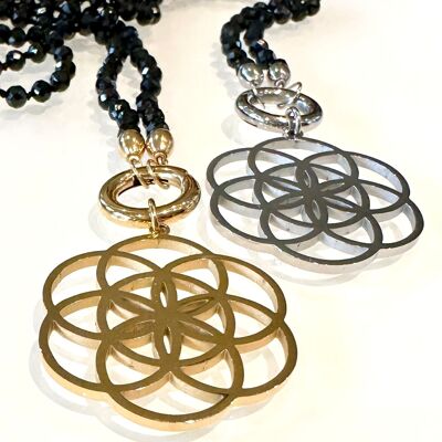 Necklace pendant "SEED OF LIFE" + chain