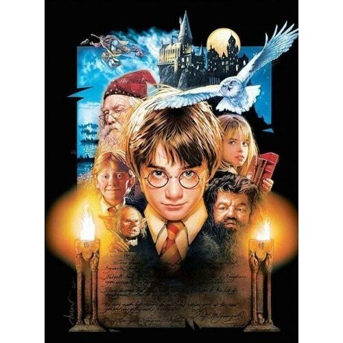 Diamond Painting Harry Potter, 40x50 cm, Round Drills with Frame