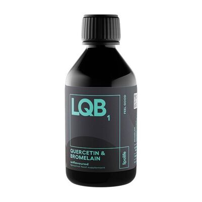 LQB1 Quercetina y bromelina liposomales