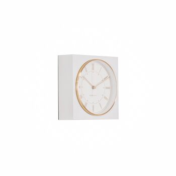Horloge d'armoire HV - Blanc - 16.5 x 6.3x16.5Cm 2