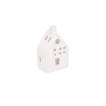 Photophore HV House - Blanc - 9x6x14,5cm 2