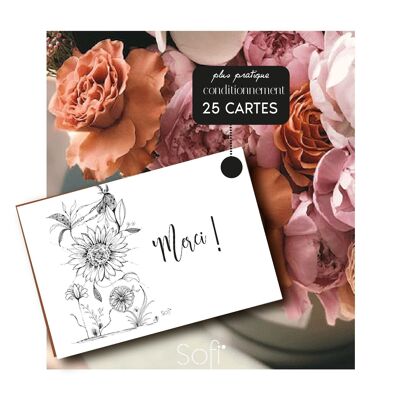 Florist message card - Thank you!