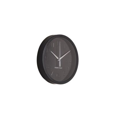 HV Clock Metal Black - 25x4.2x25cm