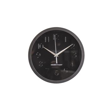 Horloge HV Métal Noir - 25x4,2x25cm 2