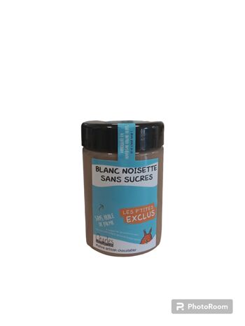 Pâte à tartiner blanche noisettes sans sucres 280g 1